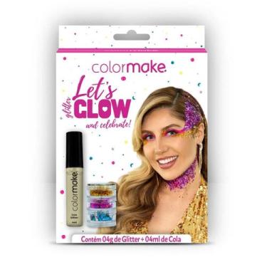 Imagem de Kit Glitter Cola Fixadora para Brilhar no Carnaval - DREAM IN BOX, com