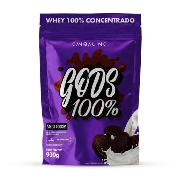 Imagem de Gods Whey 100% 900g (Refil) Proteina concentrada-Unissex