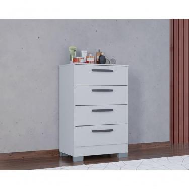 Imagem de Cômoda Organizadora Para Roupas Com 4 Gavetas