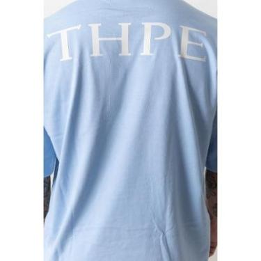 Imagem de Camiseta Oversized Gola Alta Classic Azul Bebe-Unissex