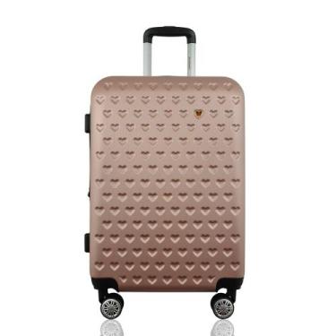 Imagem de Mala de Viagem Média 23kg Despachada Expansiva Rígida Rodas Duplas 360