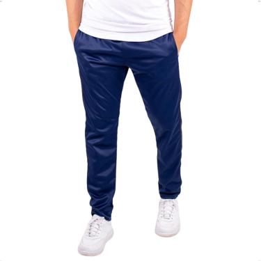 Imagem de Calça Masculina Slim Fit Esporte Helanca Flanelada Casual Treino Academia-Masculino