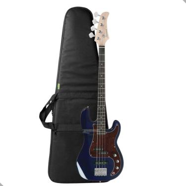 Imagem de Contrabaixo 4 Cordas Passivo Strinberg Pbs40 Tbl Azul + Capa