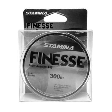 Imagem de Linha Finesse 300mts Branca 0.08mm - Deyu, 0.08mm