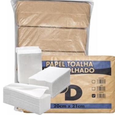 Imagem de Fardo 6 Papel Toalha Interfolha 100% Celulose 20 X 21 SD