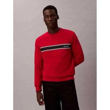 Imagem de Moletom Clavin Klein Clássico Fleece Vermelho 4L0106S-600-Masculino