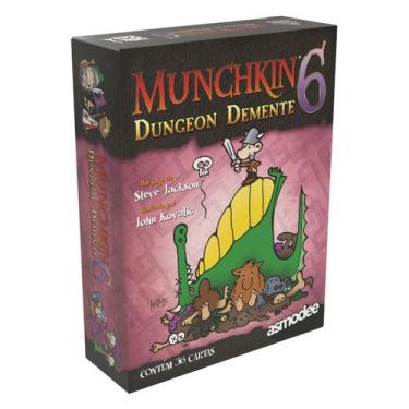 Imagem de Munchkin 6: Dungeon Demente - Expansão - Galápagos, Jogo de Cartas