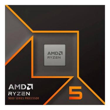 Imagem de Processador Amd Ryzen 5 9600x, 3.9 Ghz (5.4 Ghz), Cache 32 Mb, 6 Núcleos, 12 Threads, Am5