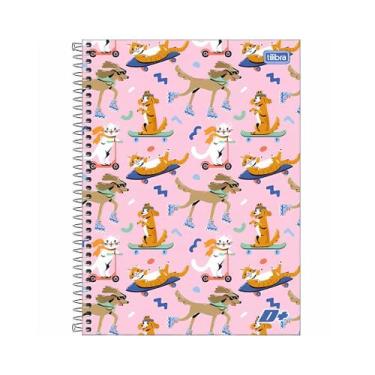 Imagem de Caderno Espiral Capa Dura 10x1 - 200 Folhas - D+ Feminino - Tilibra