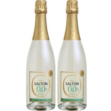 Imagem de Espumante Salton Moscato Sem Álcool 750ml Kit Com2 Garrafas
