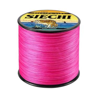 Imagem de Linha De Pesca Trançada Multifilamento PE SIECHI X4 Forte 300M 500M 10