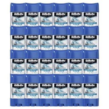 Imagem de Desodorante Gillette Antitranspirante Clear Gel Cool Wave 82g com 24 u