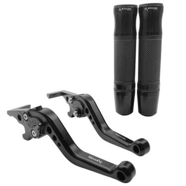 Imagem de Manete Esportiva Manopla Peso Xmax 250 X-max Xmax - Stark Race, Preto