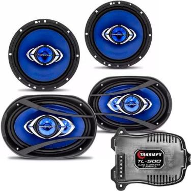 Imagem de Kit Alto Falante Hurricane 6 + 6x9 310w Rms + Modulo Taramps - Oesteso