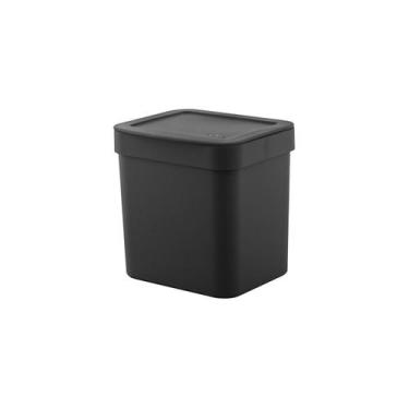 Imagem de Lixeira para pia da cozinha Ou 2,5L Linha Trium, Preto