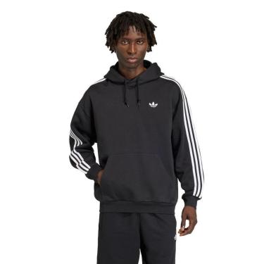 Imagem de Blusa Capuz Adicolor Classics Três Listras Adidas Masculina-Masculino