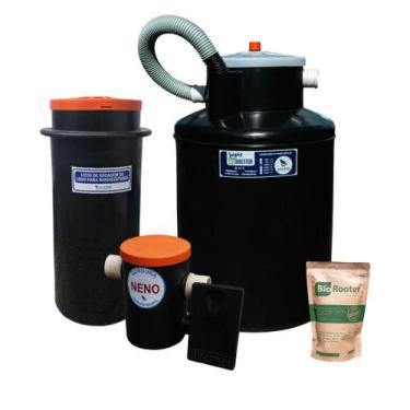 Imagem de Super Biodigestor 1000L/dia + Leito e Cx de Gordura 20L - Sanear Brasi