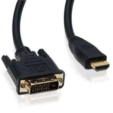 Imagem de Cabo HDMI Macho Para DVI Macho 24+1 1.5mts - Importado