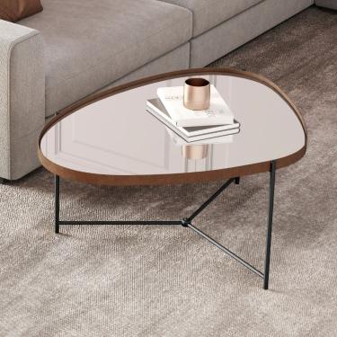 Imagem de Mesa de Centro Organica Espelhada Alamanda JB Moveis
