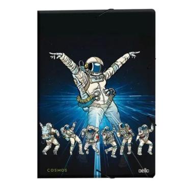Imagem de Pasta Aba Elástica Ofício Dello Cosmos Modelo 3 em Polipropileno Resistente 33,5 X 24 cm 1 Unidade