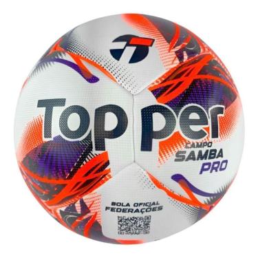 Imagem de Bola Campo Topper Samba Velocity Pro 2026 - Branco Único-Unissex