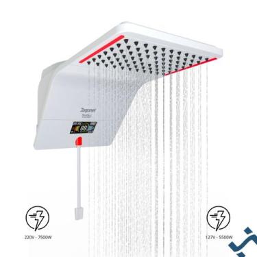 Imagem de Ducha Ducali Premium Digital Zagonel 220v Voltagem:220vPotência:7500WC