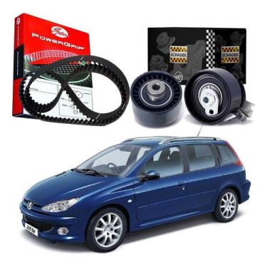 Imagem de Kit Correia Dentada Tensor 206 Sw 1.6 16v 2005 A 2008 - Gates