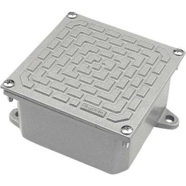 Imagem de Caixa Ligacao Passagem Aluminio 10x10 Tramontina 56123001