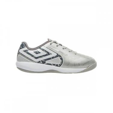 Imagem de Chuteira Umbro Pro 5 Jr 882 Futsal Indoor Masculino, Cinza, 28