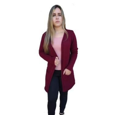 Imagem de Kimono mousse com bolso - New Gloss, Vinho