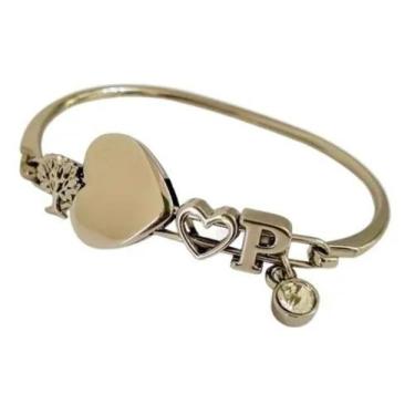 Imagem de Bracelete Personalizado Alfabeto Prateado - Biju
