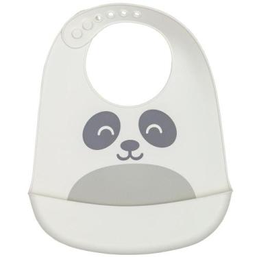 Imagem de Babador em Silicone com Pega-Migalhas Gumy Off White  Buba