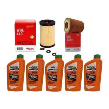 Imagem de Kit Revisao 5w30 Lubrax Filtro Mb Classe A 160 190 1999 2005 - Girar R