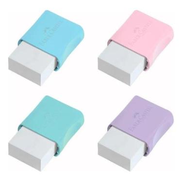 Imagem de Borracha Tons Pastel Kit Com 4 Unidades Faber Castell