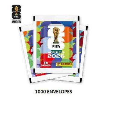 Imagem de 1000 Envelopes c/ 7 Figurinhas - Copa do Mundo 2026 - FIFA WORLD CUP 2