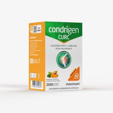 Imagem de Colágeno tipo II Condrigen Curc 60 cápsulas Maxi Nutri - MaxiNutri