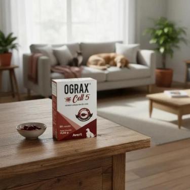 Imagem de Ograx Cell 5 Suplemento Alimentar Omega 3 Cães Gatos 30 Cps - Oxcell