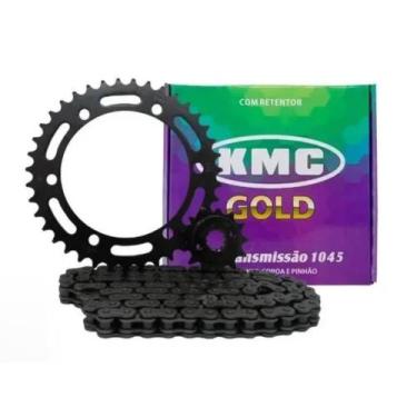 Imagem de Kit Relação Kmc Transmissão Xre 300 2009-2019 Sem Retentor - KMC GOLD