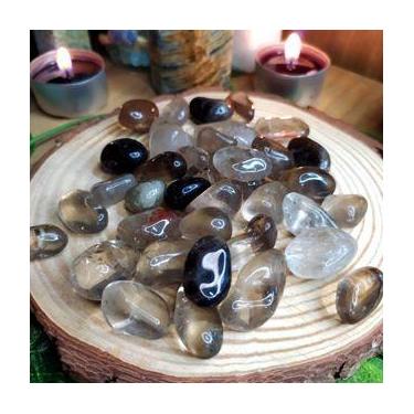 Imagem de Pedra Quartzo Fumê 1 a 2cm - Purificação e Proteção - Cristal Natural 