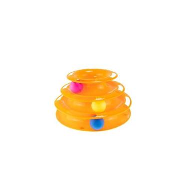 Imagem de Brinquedo Interativo Gatos Torre De Bolinhas Pet Corre Corre - Napi