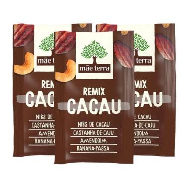 Imagem de Snack Remix Cacau Castanhas E Banana Passa Mãe Terra - 9 Unidades 25g