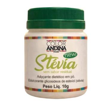 Imagem de Adoçante Natural Stévia 10g Sem Amargor Color Andina