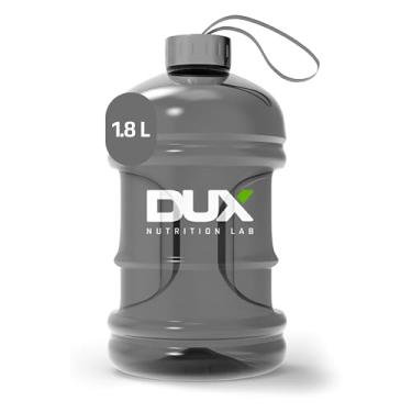 Imagem de DUX HUMAN HEALTH Mini Galão 1875 mL – Garrafa Fumê Livre de BPA, Tampa Metálica, Ideal para Academia e Rotina Diária