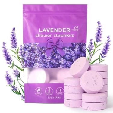 Imagem de Tablete De Banho De Lavanda Com Óleo Essencial Natural, Sal De Banho H