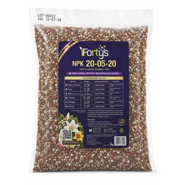 Imagem de Adubo FORTYS Flores Vitalidade NPK 200520 1kg Fertilizante para Rosas,