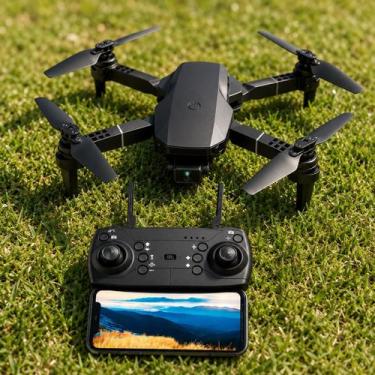 Imagem de Drone Fenix Cyber Fly D3S Câmera HD WiFi Controle Remoto Dobrável Giro