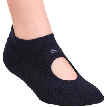 Imagem de Meia Lupo Antiderrapante Pilates 3286-003, Preto, 37-40
