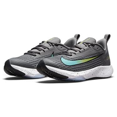 Imagem de Nike Kids Air Zoom Speed 2 (GS) Running Shoes (5, Gunsmoke/Dynamic Turquoise, Numeric_5)