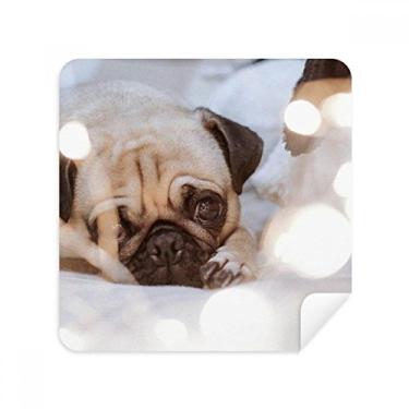 Imagem de Bulldog Pet Animal Lonely Óculos de limpeza de tela tecido de camurça pacote com 2