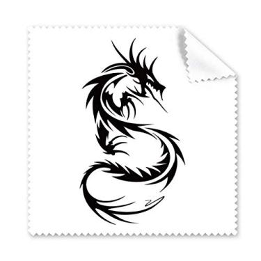 Imagem de Pano de limpeza Dragon Animal Art Grain Contorno tela de telefone limpador de óculos 5 peças